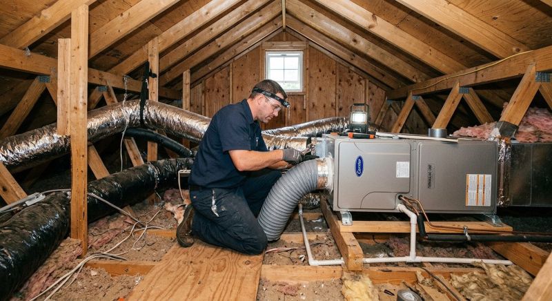 Attic HVAC Installation in Sarasota, FL